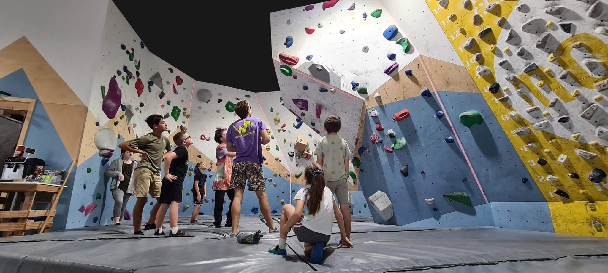 Climbers at Wall Walkers gym
