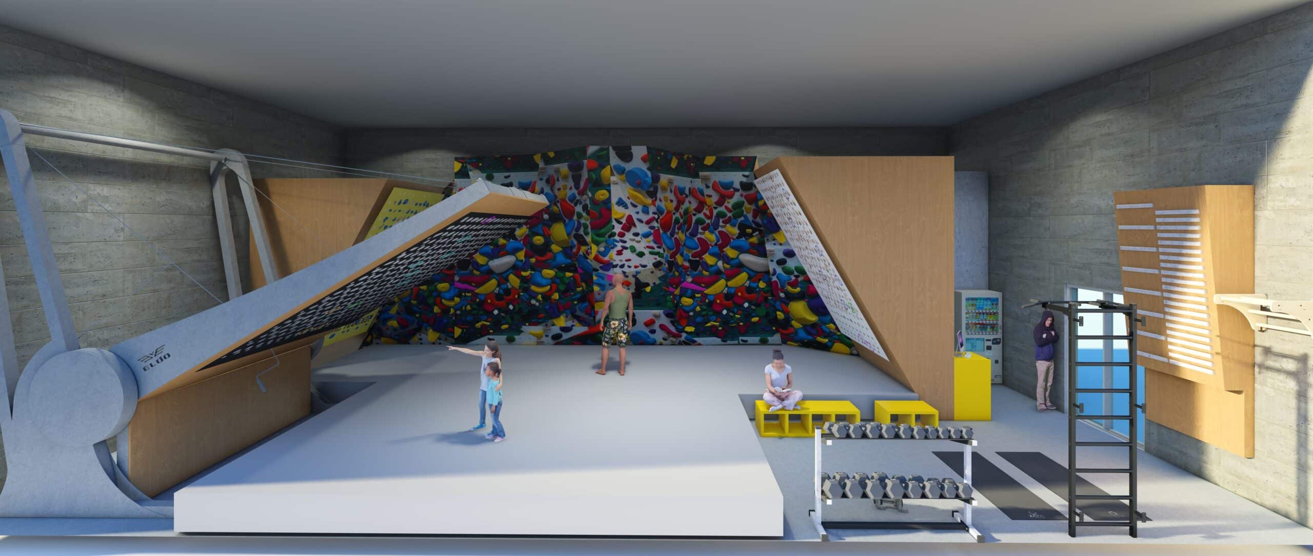 Wall Walkers Bouldering facility concept 2