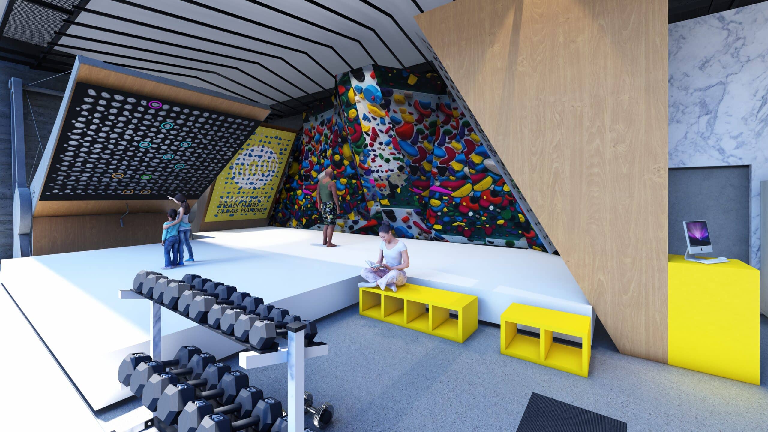 Wall Walkers Bouldering facility concept 3
