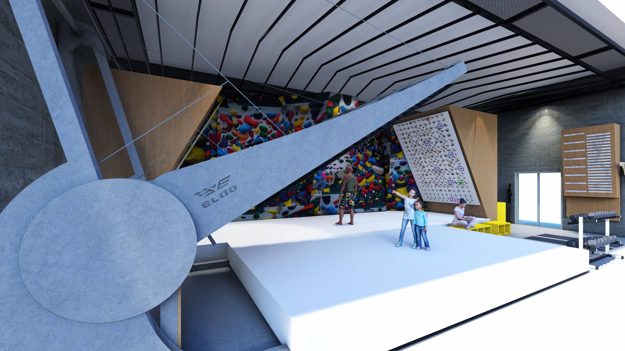 Wall Walkers Bouldering facility concept 4
